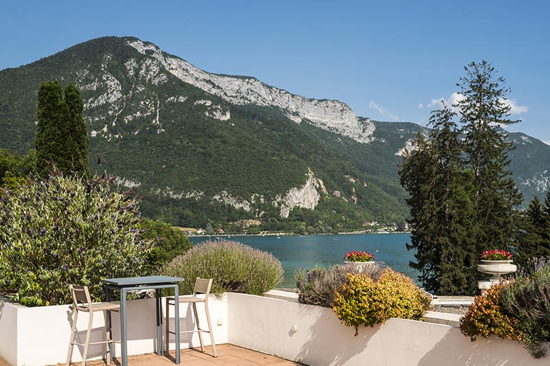 Vue sur le lac d'Annecy